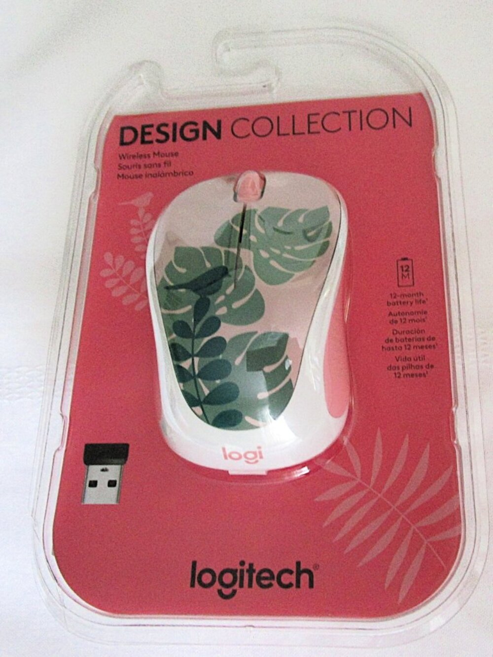 Logitech Limited Edition Design Collection Wireless Mouse, NIP